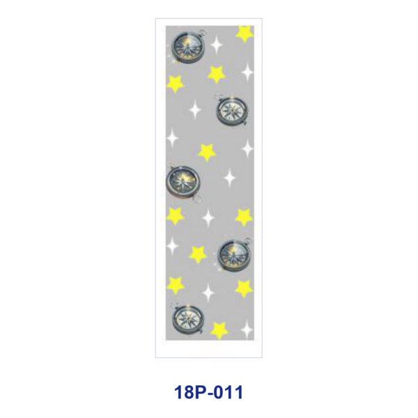 Wholesale 2/8/16pcs UV DTF Stickers Compass Anchor Pirate Ship Telescope Pattern Pen and Bookmark Stickers
