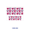 oly-17c934483f5dbc74123003001c015f71 Wholesale 2/4/8pcs Christmas Santa Bow Mini Cup Keychain Sticker