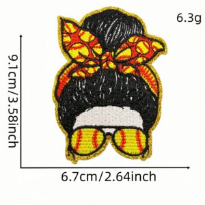 Yellow baseball cloth sticker 2 #