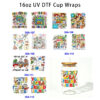 oly-17e529dc12bf5380242feabb01b70af3 Wholesale 5pcs Retro Scribble Toy Character 16oz Cup UV DTF Wraps OLY Exclusive