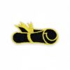 oly-18185ade27569dec1de32e7c8bdd5597 Wholesale Graduation Season Embroidered Patches – Black Gold Cartoon Design, Polyester Thread, Hot Melt Backing, for Caps & Bags