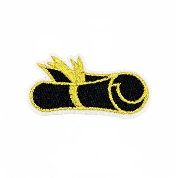 oly-18185ade27569dec1de32e7c8bdd5597 Wholesale Graduation Season Embroidered Patches – Black Gold Cartoon Design, Polyester Thread, Hot Melt Backing, for Caps & Bags