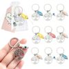 Wholesale Tree of Life Colorful Fish Keychain Trendy Car Key Accessory for Party Gifts