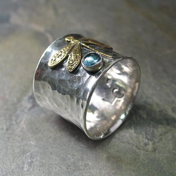 oly-182113af156af6e9bdf42bcdb5e3c81a Wholesale Vintage Dragonfly Silver Alloy Ring Fashion Jewelry Accessory for Women Gift