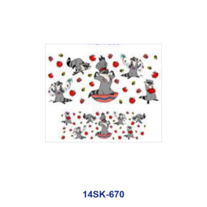 14SK-670 / 8pcs / 9cm