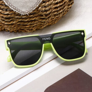 Green frame, black-gray lens