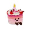 Wholesale Decorative Food Embroidery Patch Doughnut Croissant Design Polyester Thread Resale Craft Supply Gift