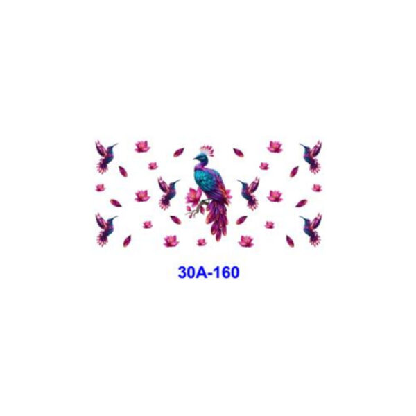 oly-184e7f50dd1ad816612ab3a32dce59e3 Wholesale 5pcs Vibrant Tropical Bird Butterfly 16oz Cup UV DTF Wraps