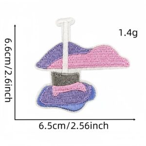Colorful engineering vehicle cloth sticker 6#