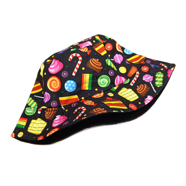 Wholesale Trendy Cartoon Snack Pattern Fisherman Hat for Everyday Sun Protection Resale