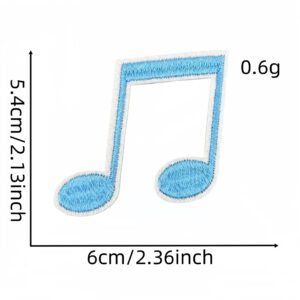 Musical note cloth sticker 11#