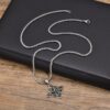Wholesale Stainless Steel Antique Silver Men's Pendant Necklace Viking Celtic Knot Design