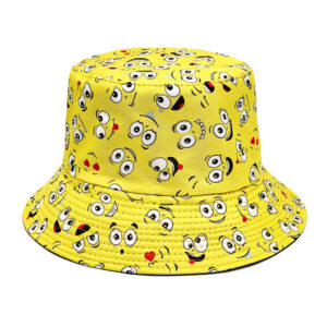 oly-1895562e275061ff335944cf46859dfb Wholesale Double Sided Cartoon Face Bucket Hat Casual Sun Hat Gift for Men Women