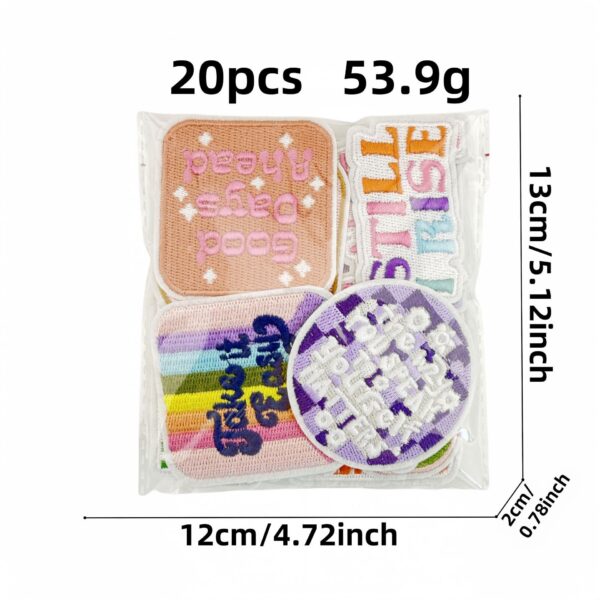 Wholesale Polyester Thread Embroidered Letter Patches - Chic Fashion Accessory for DIY Clothing Decoration