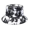 Wholesale Trendy Coconut Tree Print Bucket Hat Sun Protection Fashion Accessory for Resale