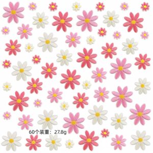Flower patchwork set B (60 pieces)