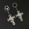 oly-1922c156559656ffde0af818ec1a1af0 Wholesale Ins Style Rhinestone Cross Pendant Keychain Car Key Decorative Accessory
