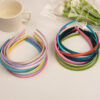 oly-1932ee523336d372fef5dab592abda36 Wholesale Retro Candy Color Satin Headband Chic Hair Accessory for Everyday Styling