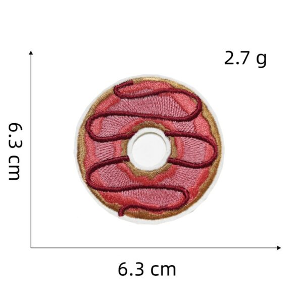 oly-1959f229476a2ea06cba4d129fc1f12d Wholesale Polyester Donut Cloth Stickers Decorative Patches for Bags Clothes Everyday Use