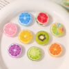 Wholesale Pearl Finish Acrylic Loose Beads Strawberry Heart Shaped DIY Phone Straps Jewelry Making Supplies