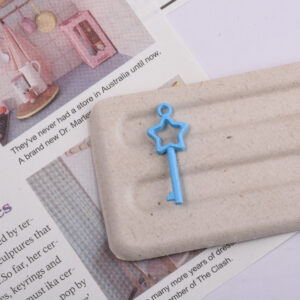 Pentagram key-blue
