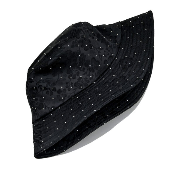 Wholesale Fashion Rhinestone Floral Print Bucket Hat Sun Protection Casual Gift