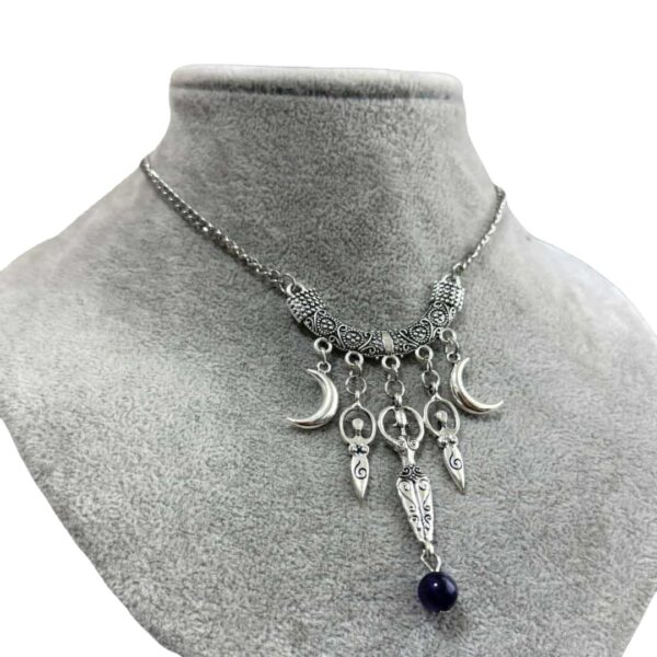 Wholesale Fashion Moon Pendant Necklace Zinc Alloy Stainless Steel Jewelry Accessory for Resale