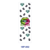 Wholesale 2/8/16pcs UV DTF Stickers Leopard Lips Diamond Treasure Coin Crab Pattern Pen and Bookmark Stickers