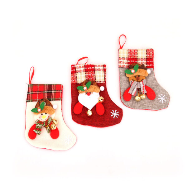 oly-19ceed665900db3bc84cac3588dc5783 Wholesale Korean Style Christmas Stocking with Bell Polyester Decorative Gift Bag Home Decor