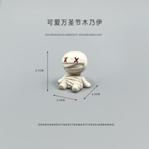 Wholesale Halloween Resin Figure Set Mummy Skull Witch Pumpkin Decor for Home or Resale