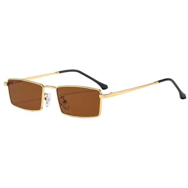 Wholesale Gold Metal Frame Sunglasses UV400 Gray Lenses Boutique Resale