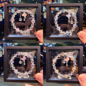 oly-19f9690ba6a457e99382bd5255201114 Wholesale Blue Ice Crystal Butterfly Bracelet Fashion Accessory for Everyday Wear