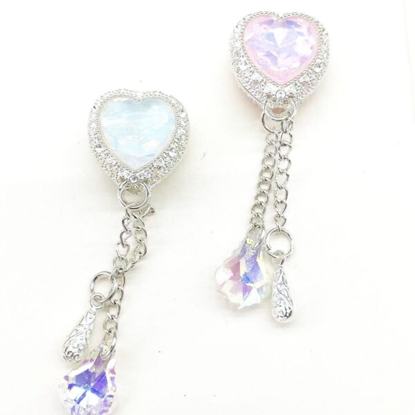 oly-1a15a7038f818bc4555d342eb19155ec Wholesale Alloy Heart Tassel Loose Beads Mixed Color Love Design for DIY Phone Chains Key Chains Bag Charm Jewelry Accessory Party Gift