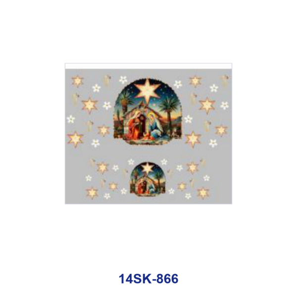 Wholesale 2/4/8pcs Vintage Retro Character Star Landscape Print Mini Cup Keychain Sticker