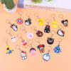 oly-1a26cf5091d8bb5942e933d2efdb7c2d Wholesale Cute Cartoon Silicone Keychain Gift Key Ring Fashion Accessory