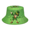 Wholesale Clover Print Bucket Hat Sun Protection Party Accessory for Resale