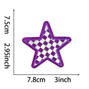 Hot melt glue*purple*five-pointed star
