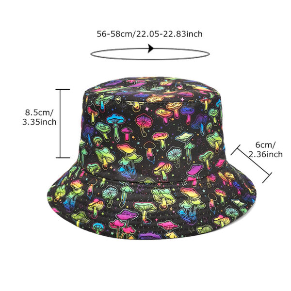 oly-1a48e5a35df974096e06e9c7844b32ca Wholesale Trendy Reversible Fisherman Hat Mushroom Pattern Sunscreen Unisex Party Hat Boutique Resale