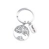 Wholesale Zinc Alloy Tree of Life Keychain Pendant Decorative Gift for Mother's Day Car Key Accessory Boutique Resale