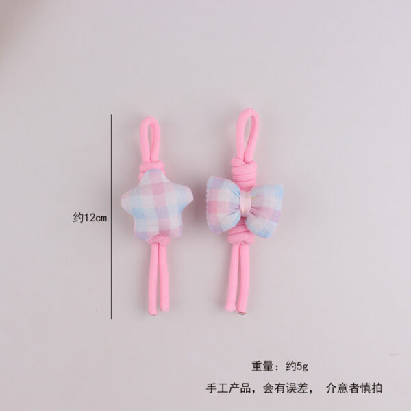 oly-1a544a3c274d6b55dfb1d28b741c9d09 Wholesale Bow and Star Silicone Phone Charm Keychain Decorative Accessory for Bags Gifts