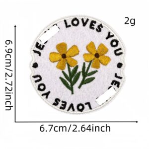 Cartoon english cloth sticker 14#