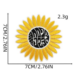 Flower cloth stickers 9#