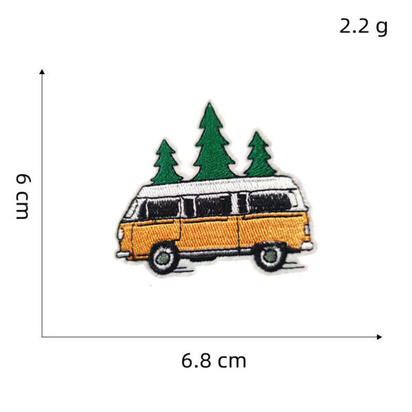 oly-1a876060b93bb5b9ff426b3e41d0fd49 Wholesale Colorful Scenery Iron-On Embroidery Patches for Clothing, Casual Travel DIY Accessory