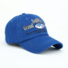 Wholesale Chic Dolphin Embroidered Baseball Cap Adjustable Curved Brim Creamy White Fashion Accessory