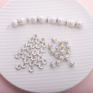 oly-1a98320c87ce6c6113dc168179a5aeb9 Wholesale Silver Electroplated Round Spacer Beads Plastic Resin DIY Jewelry Making and Car Keychain Accessories