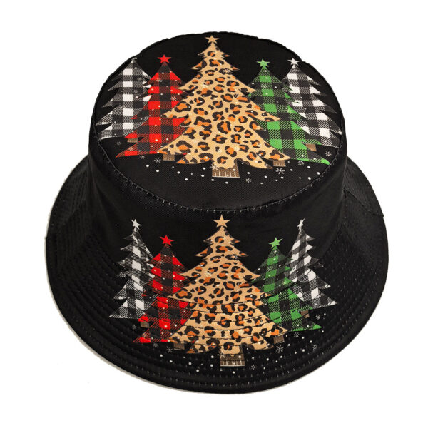 Wholesale Christmas Tree Pattern Bucket Hat Fashion Accessory Gift Boutique Resale