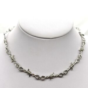oly-1ac75c3e34b02f35fe2aa365a502a9b9 Wholesale Gothic Punk Spike Choker Necklace Zinc Alloy Fashion Accessory for Resale