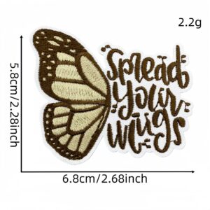 Inspirational english cloth stickers 3#