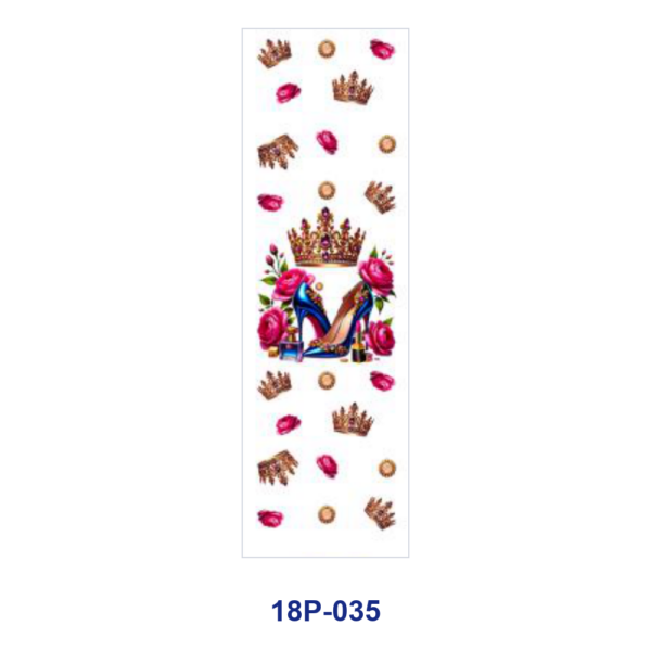 Wholesale 2/8/16pcs UV DTF Stickers Rose High Heels Crown Perfume Diamond Star Pattern Pen and Bookmark Stickers