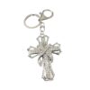 oly-1b09c2890075bb7df84471a25fb964c6 Wholesale Ins Style Rhinestone Cross Pendant Keychain Car Key Decorative Accessory
